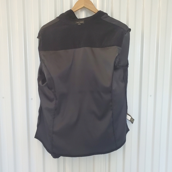 ITEM BY DALIA | Suede-Like Button Down  Top - Picture 8 of 8